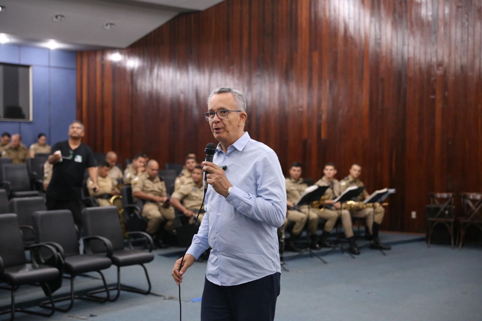 Rogério Olegário do Carmo palestrando